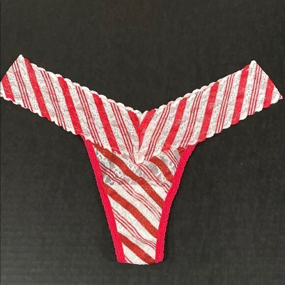 Victorias Secret Christmas and Everyday one size lace glitter thong fits M L - Picture 3 of 8